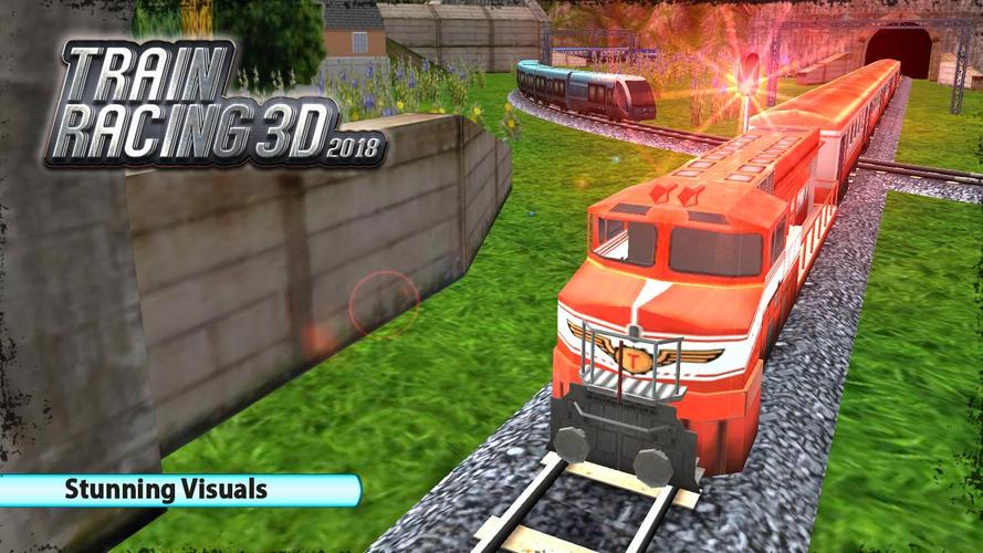 Train Racing 3D-2023 Train Sim Скриншот 0