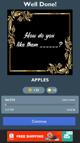 Fill in the Blank Word Quiz Captura de pantalla 2