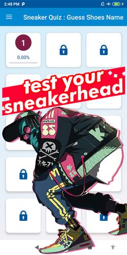 sneaker quiz スクリーンショット 1