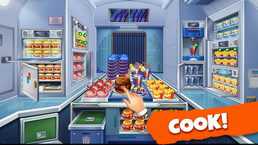 Airplane Cooking - Chef Game 스크린샷 1