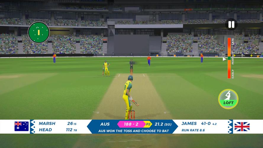 Real T20 Cricket Games 2023 Captura de pantalla 0
