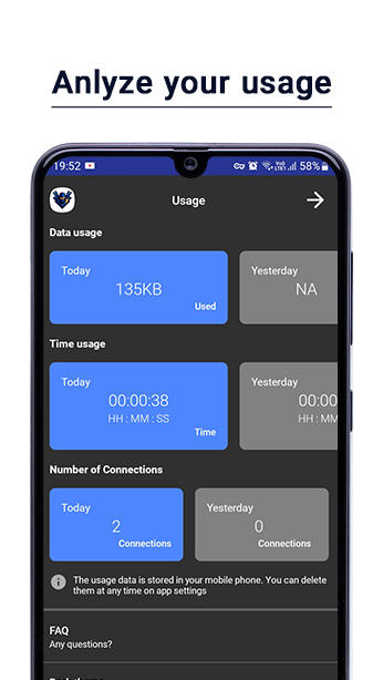 Ninja VPN – Faster, Safer Internet Скриншот 1