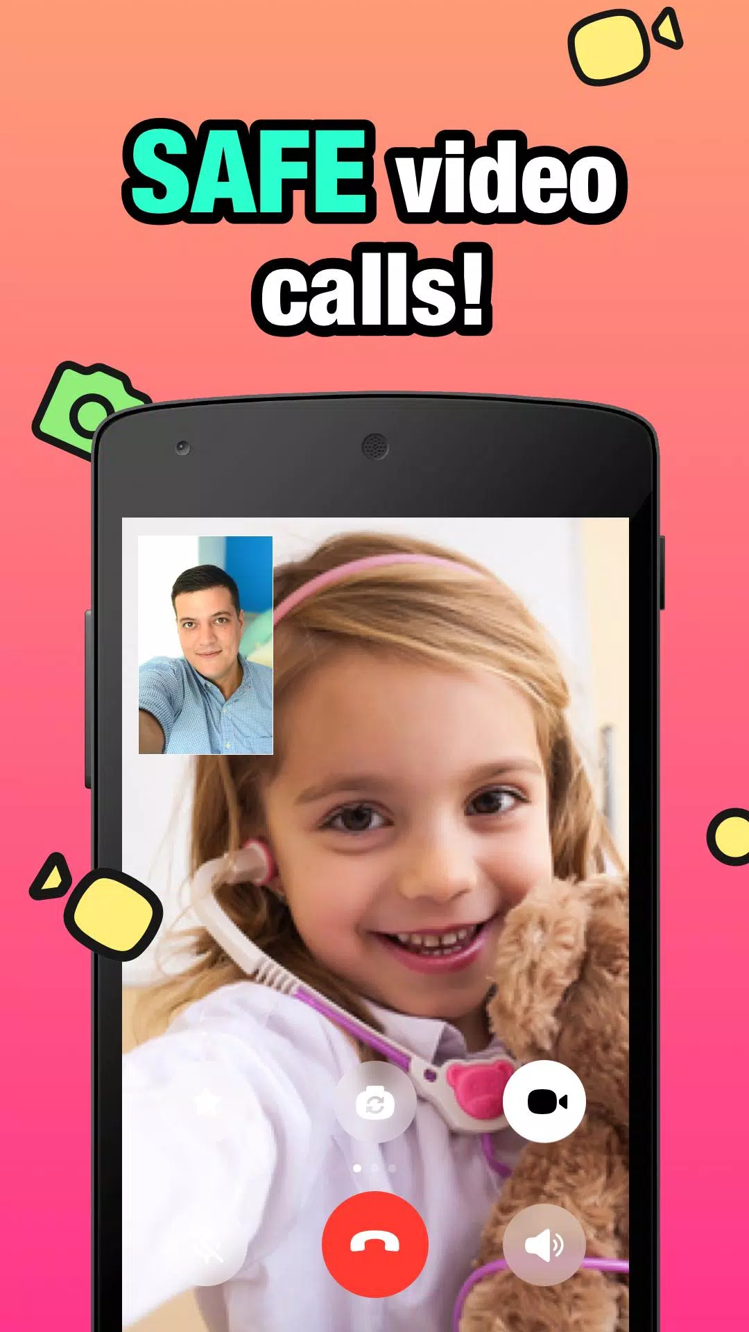 Schermata JusTalk Kids - Safe Video Chat and Messenger 0