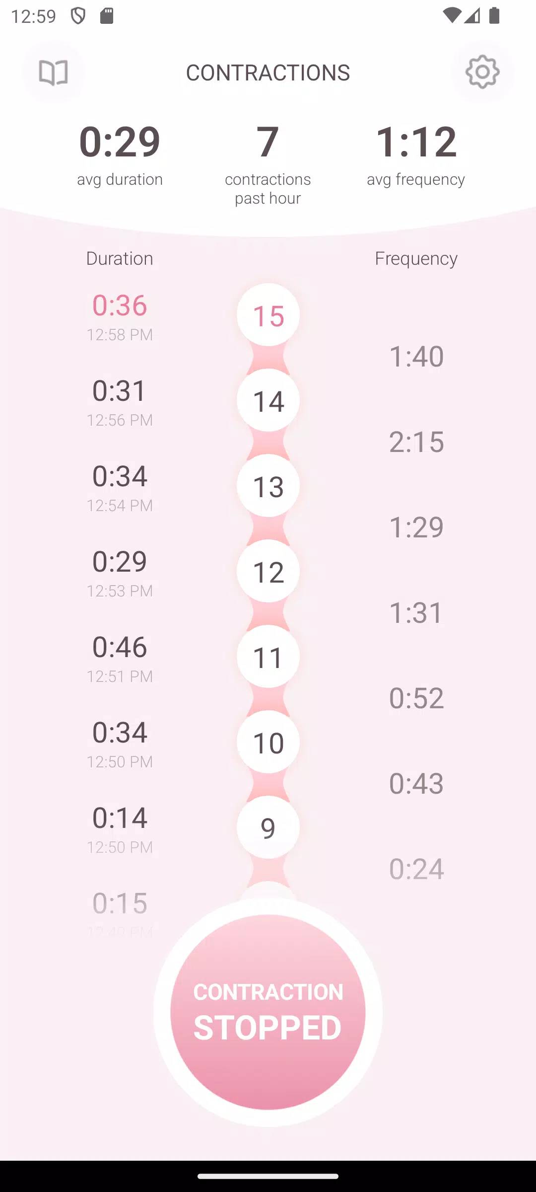 Contraction Timer & Counter 9m應用截圖第2張