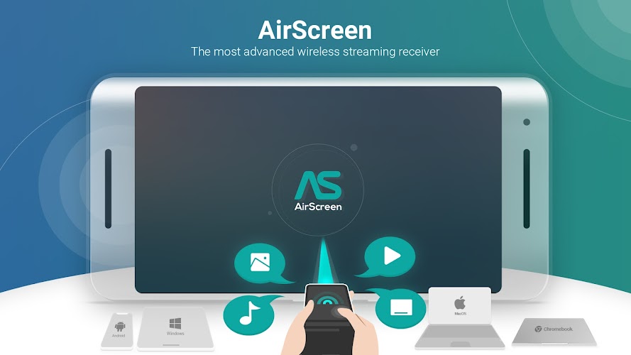 AirScreen - AirPlay & Cast ဖန်သားပြင်ဓာတ်ပုံ 0