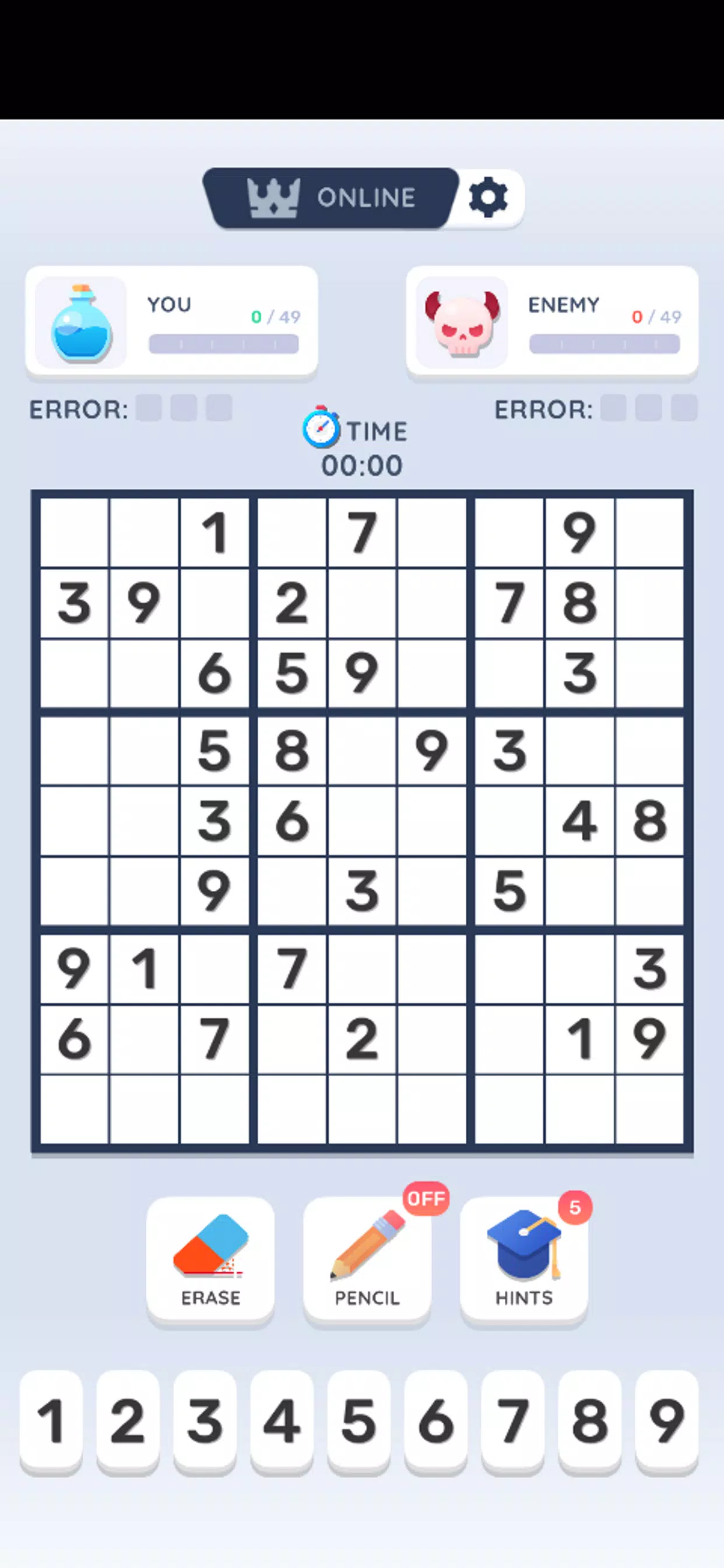 Sudoku Online Zrzut ekranu 2