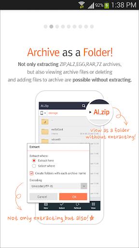 ALZip – File Manager & Unzip Ekran Görüntüsü 1