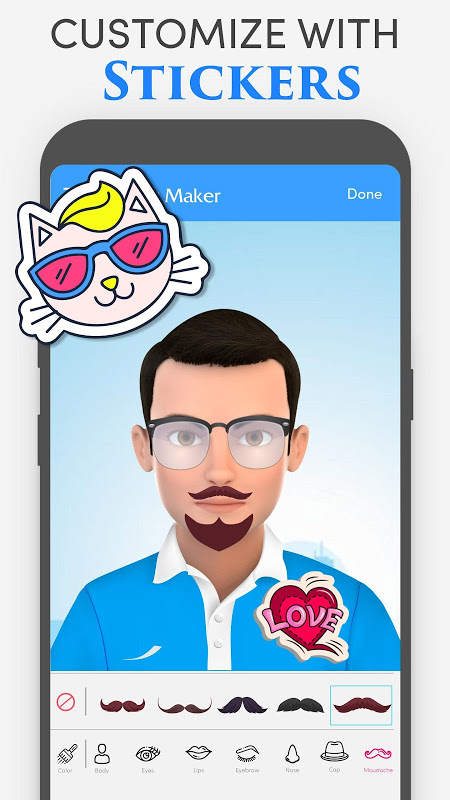 Avatar Maker: Personal Character, Sticker Maker Скриншот 1