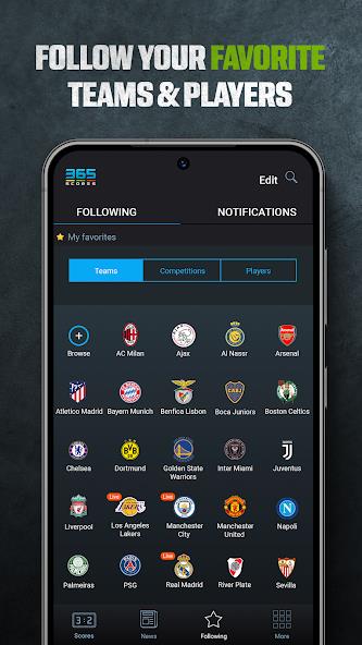 365Scores: Live Scores & News Screenshot 0