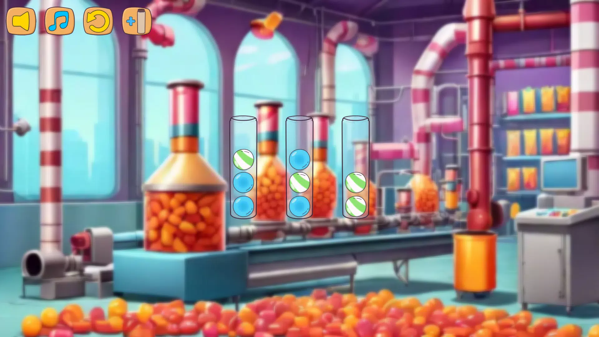 Sorting: Candy Factory Zrzut ekranu 0