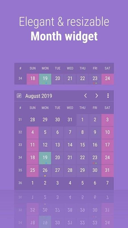 Calendar Widget: Month/Agenda应用截图第0张