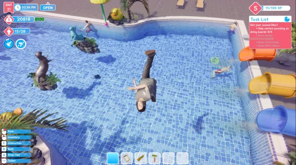 Waterpark Simulator overview shot