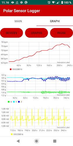 Polar Sensor Logger ภาพหน้าจอ 3