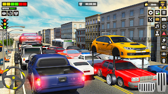 US Taxi Car Driving Games ဖန်သားပြင်ဓာတ်ပုံ 3