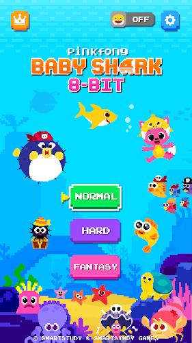 Baby Shark 8BIT : Finding Frie স্ক্রিনশট 0