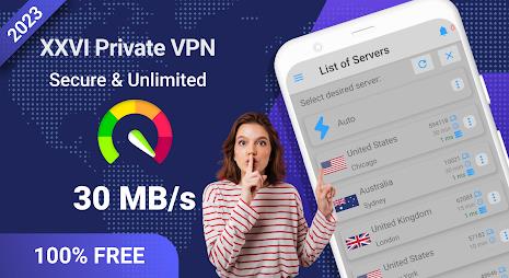 XV Private VPN - Fast Proxy Captura de pantalla 0