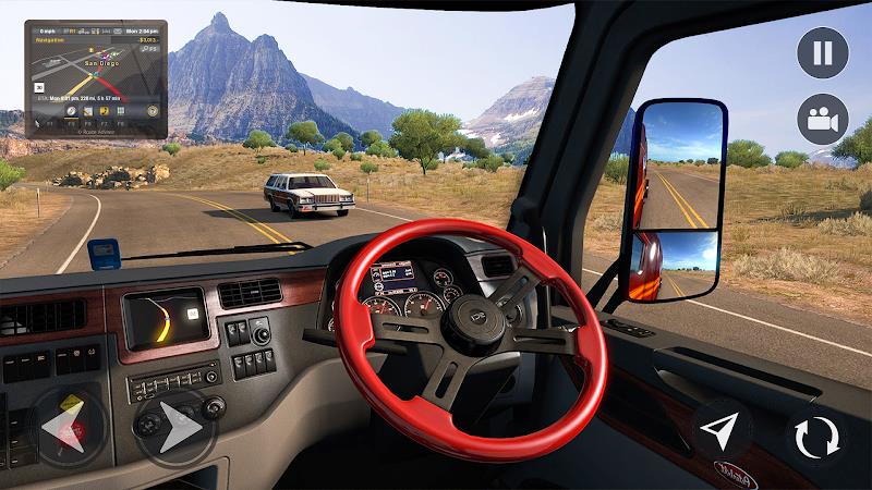 American Truck Driving Games Capture d'écran 1