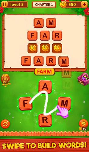 Word Connect 2024 - Word Farm ဖန်သားပြင်ဓာတ်ပုံ 0