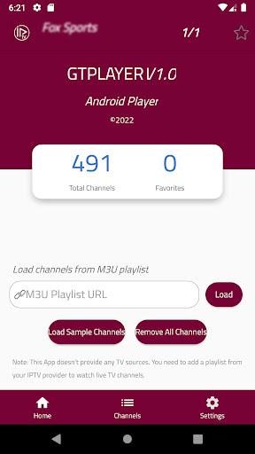 GT IPTV PLAYER Captura de pantalla 1