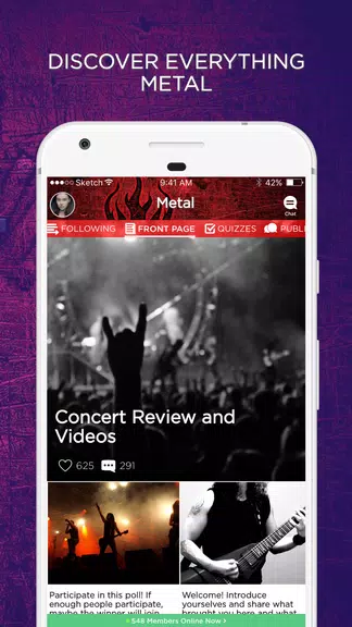 Metal Amino for Heavy Metal Music Fan Captura de tela 0