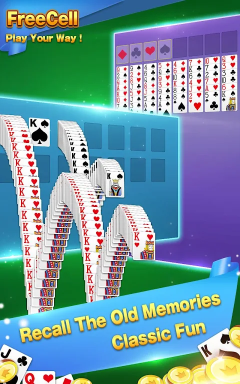 Solitaire - FreeCell Card Game Schermafbeelding 0