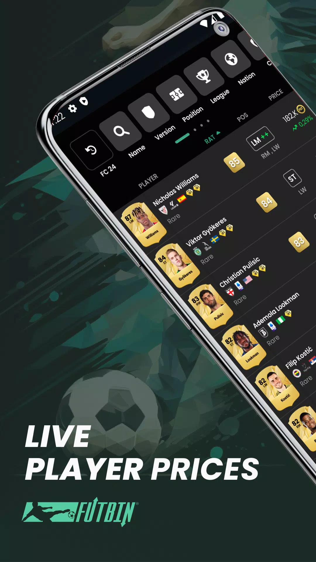 FUTBIN 24 Database & Draft應用截圖第0張