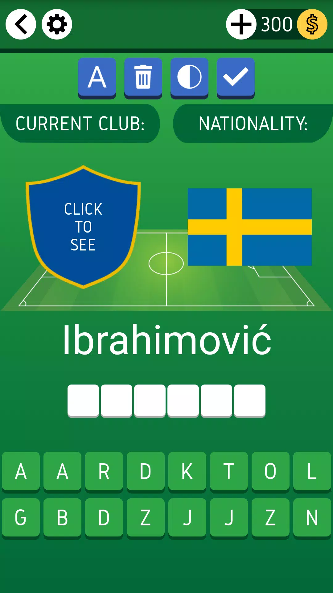 Names of Soccer Stars Quiz Screenshot 1