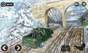 Offroad Army Cargo Driving Schermafbeelding 1