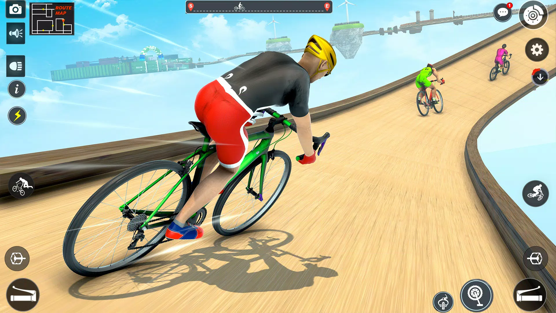 BMX Cycle Stunt Game 3D Скриншот 1