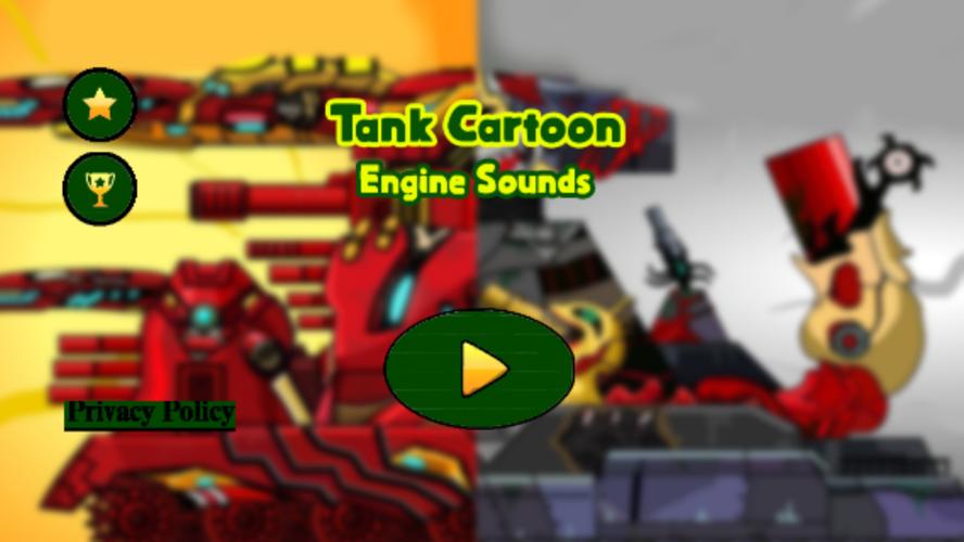 Tank Cartoon : Engine Sounds Captura de pantalla 0