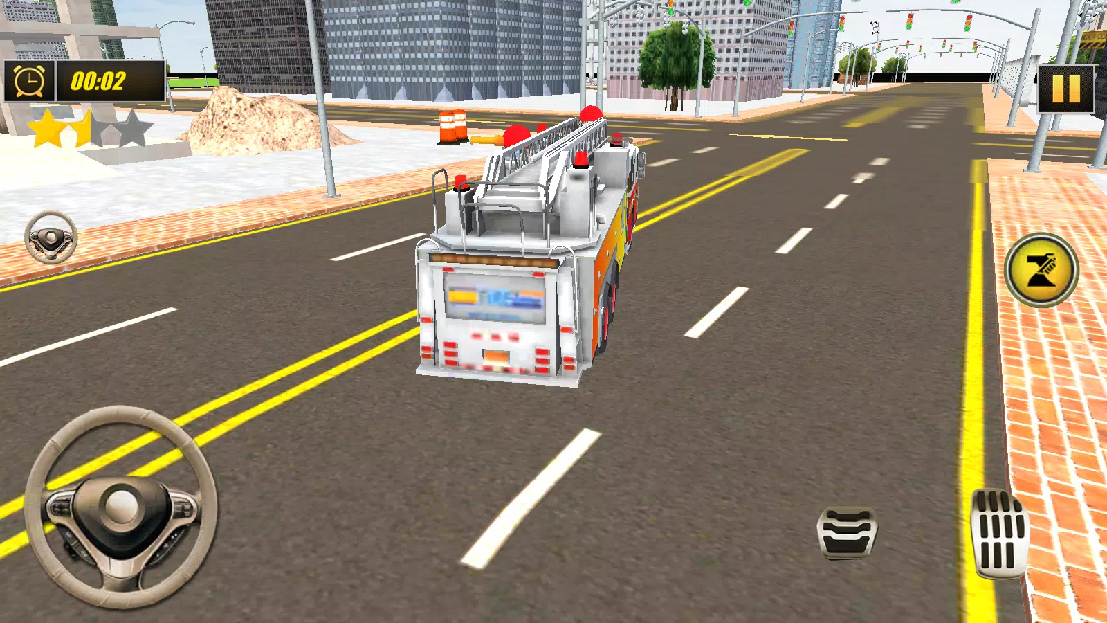 Fire Truck Simulator Rescue ဖန်သားပြင်ဓာတ်ပုံ 2