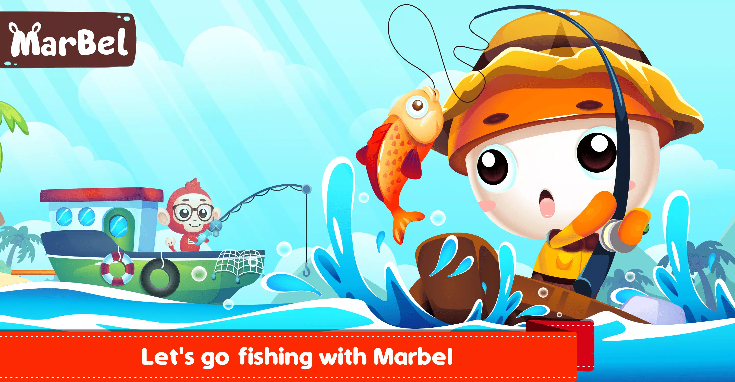 Marbel Fishing - Kids Games Capture d'écran 0