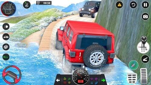 Offroad Jeep Driving Games 3D स्क्रीनशॉट 0