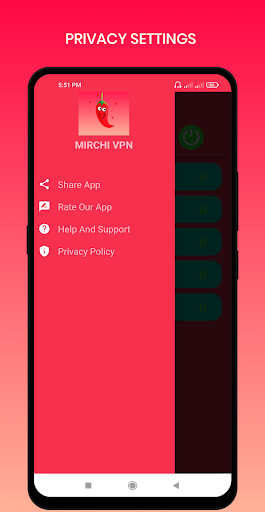 Mirchi VPN - Private & Fast Tangkapan skrin 2