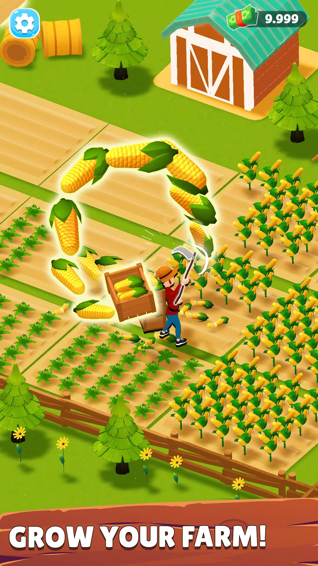 Crop to Craft - Idle Farm Game Tangkapan skrin 0