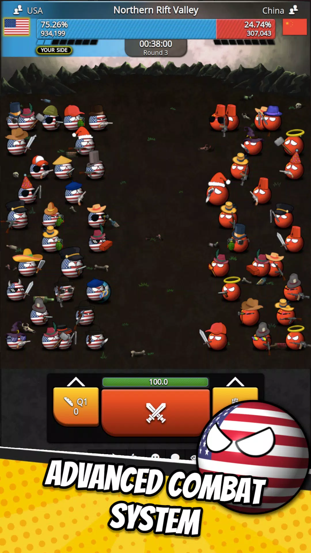 eSim Countryballs Country Game ภาพหน้าจอ 1