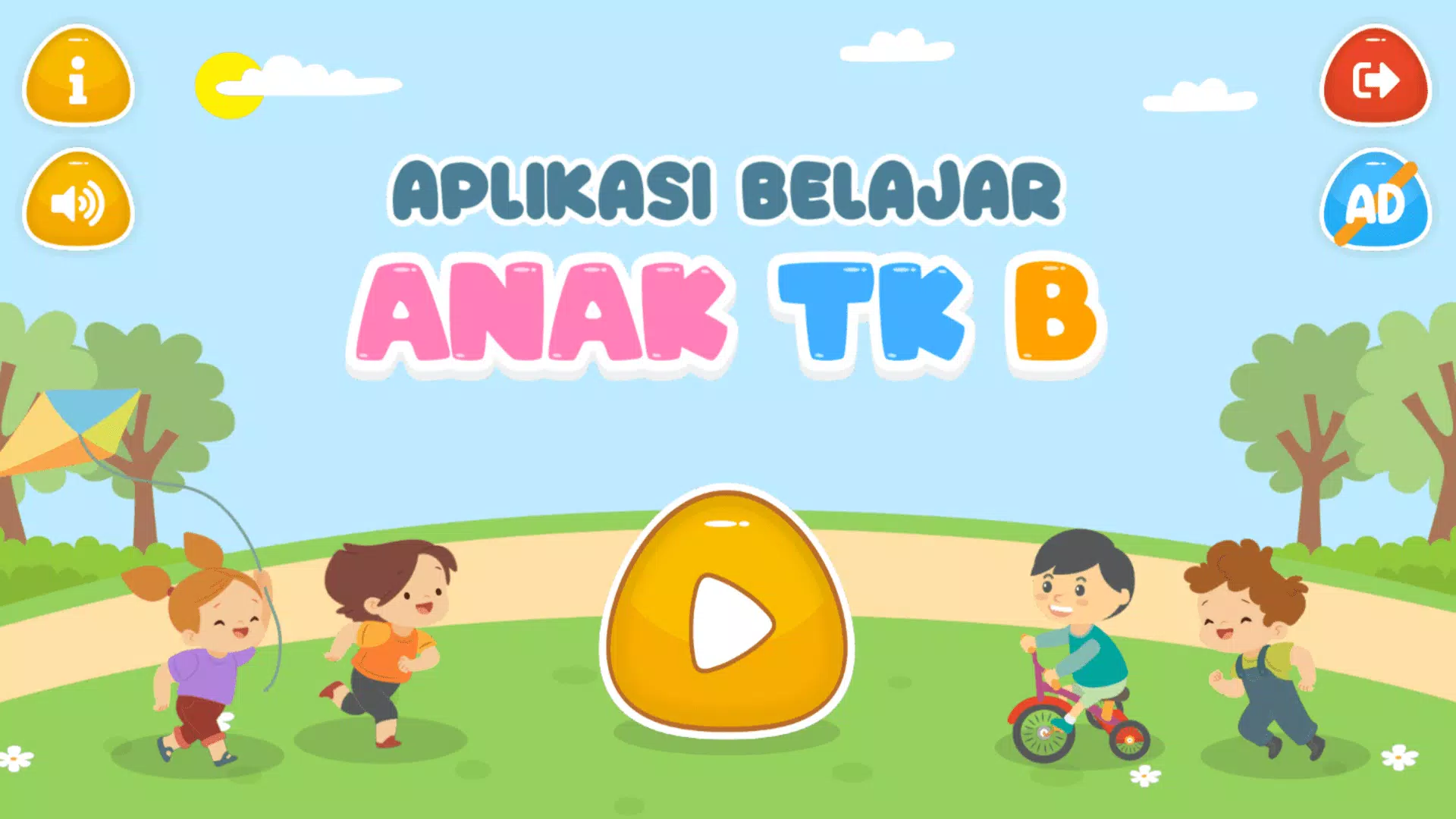 Aplikasi Belajar Anak TK B Tangkapan skrin 0