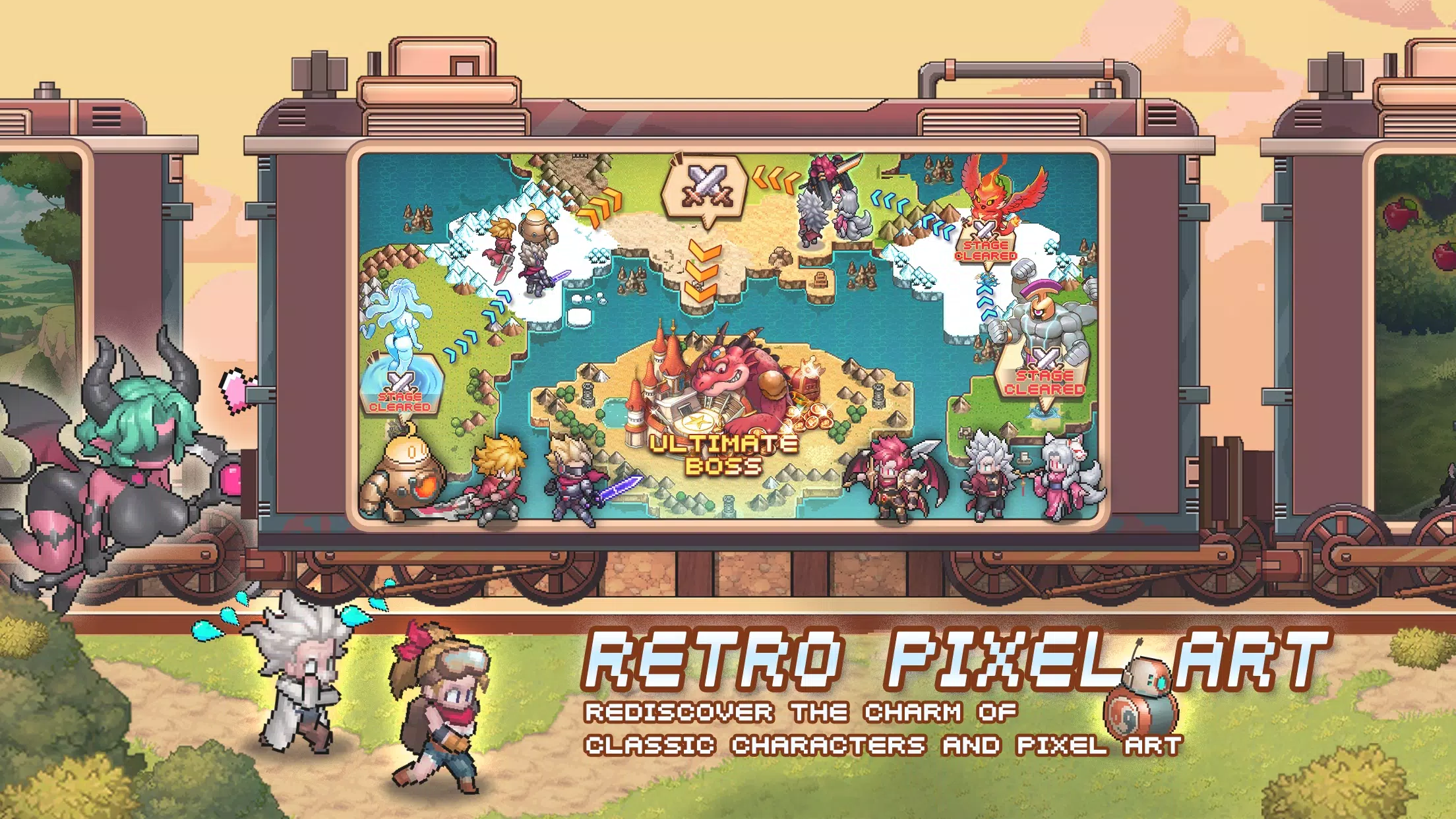 Realms of Pixel: Tech & Magic 스크린샷 2