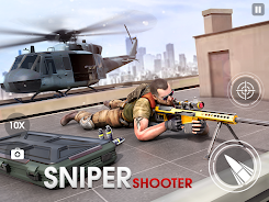 Fps Sniper Gun Shooter Games स्क्रीनशॉट 0