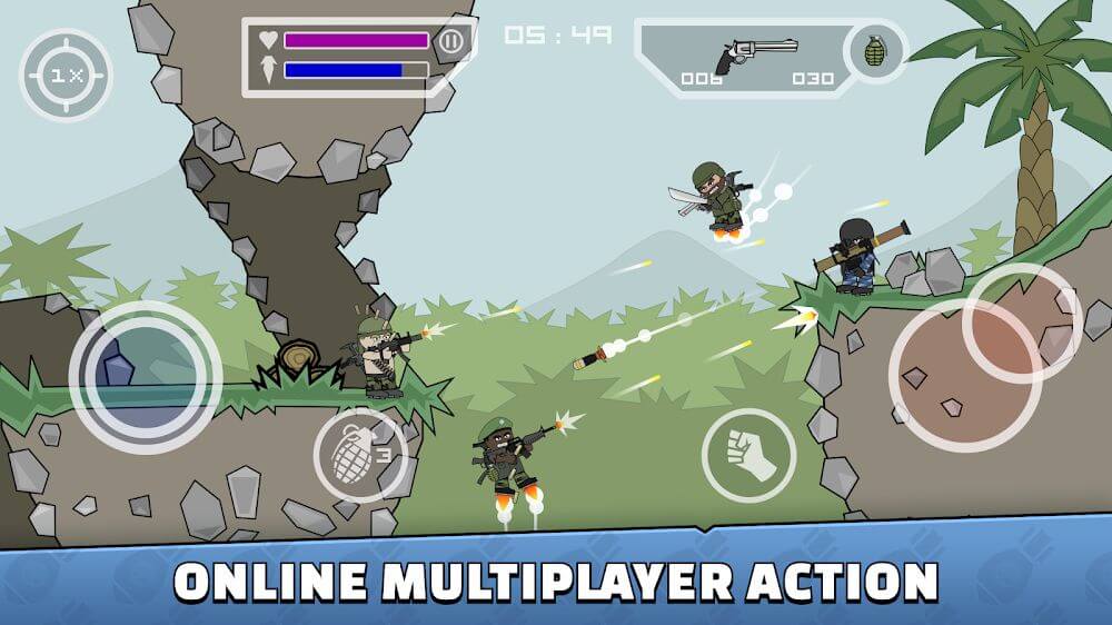 Mini Militia - War.io Screenshot 0