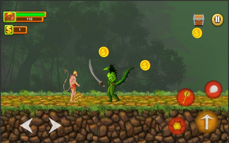 Hanuman Adventure Indian game Captura de pantalla 0