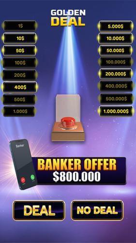 Million Golden Deal Game Captura de tela 1