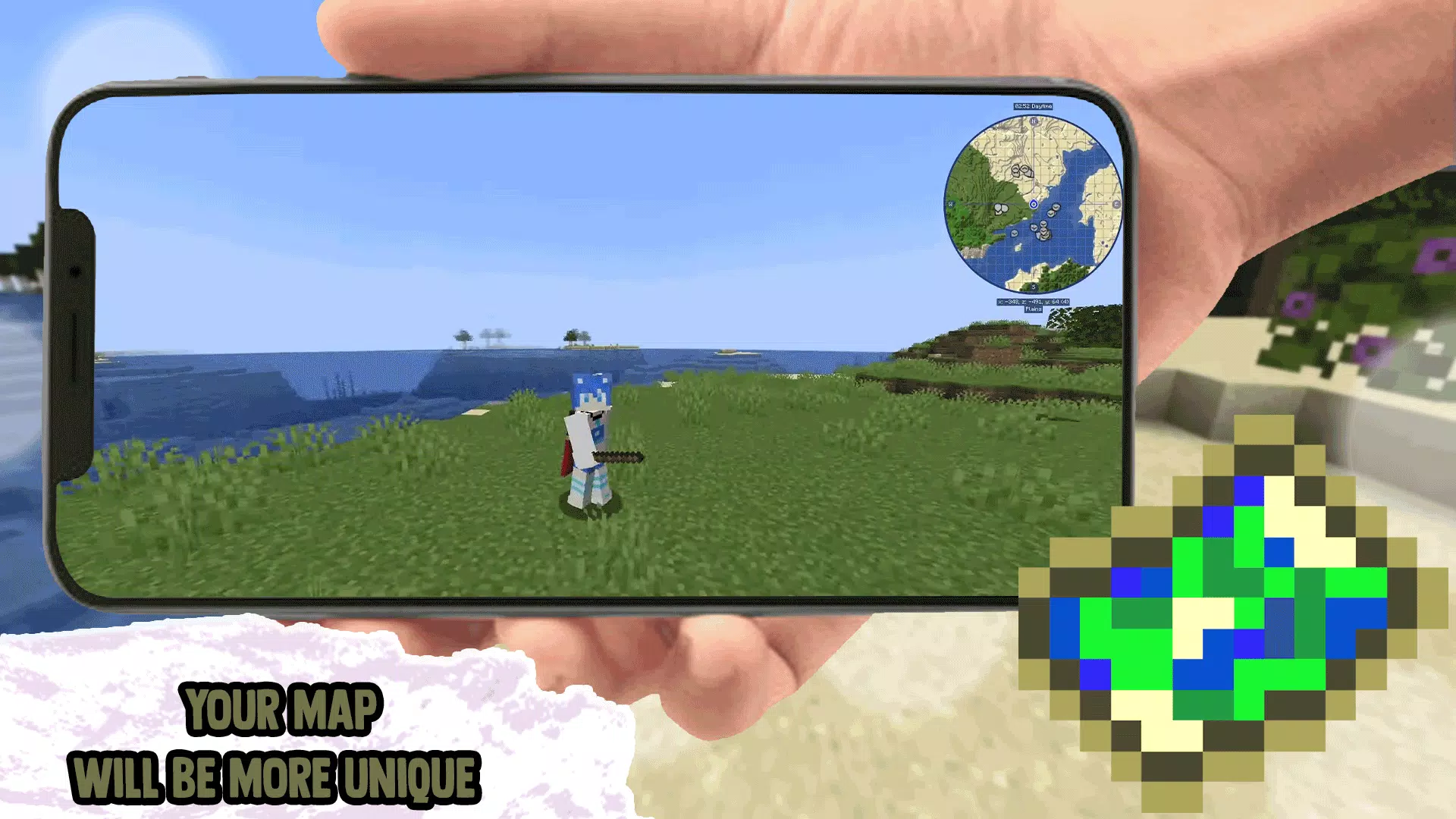 Minimap Mod Addons for MCPE Schermafbeelding 2
