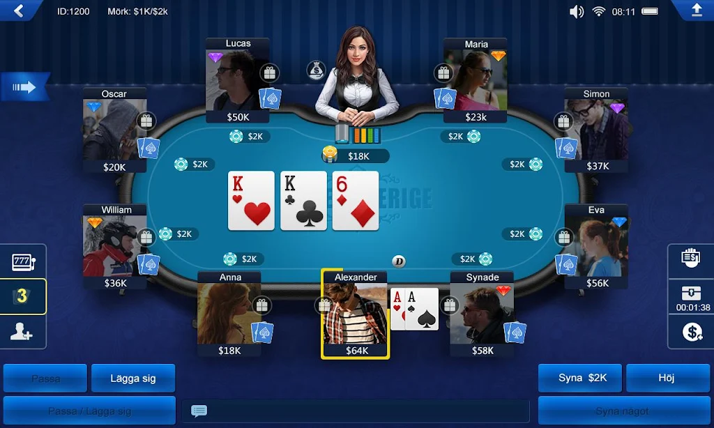 Poker Sverige HD Screenshot 2