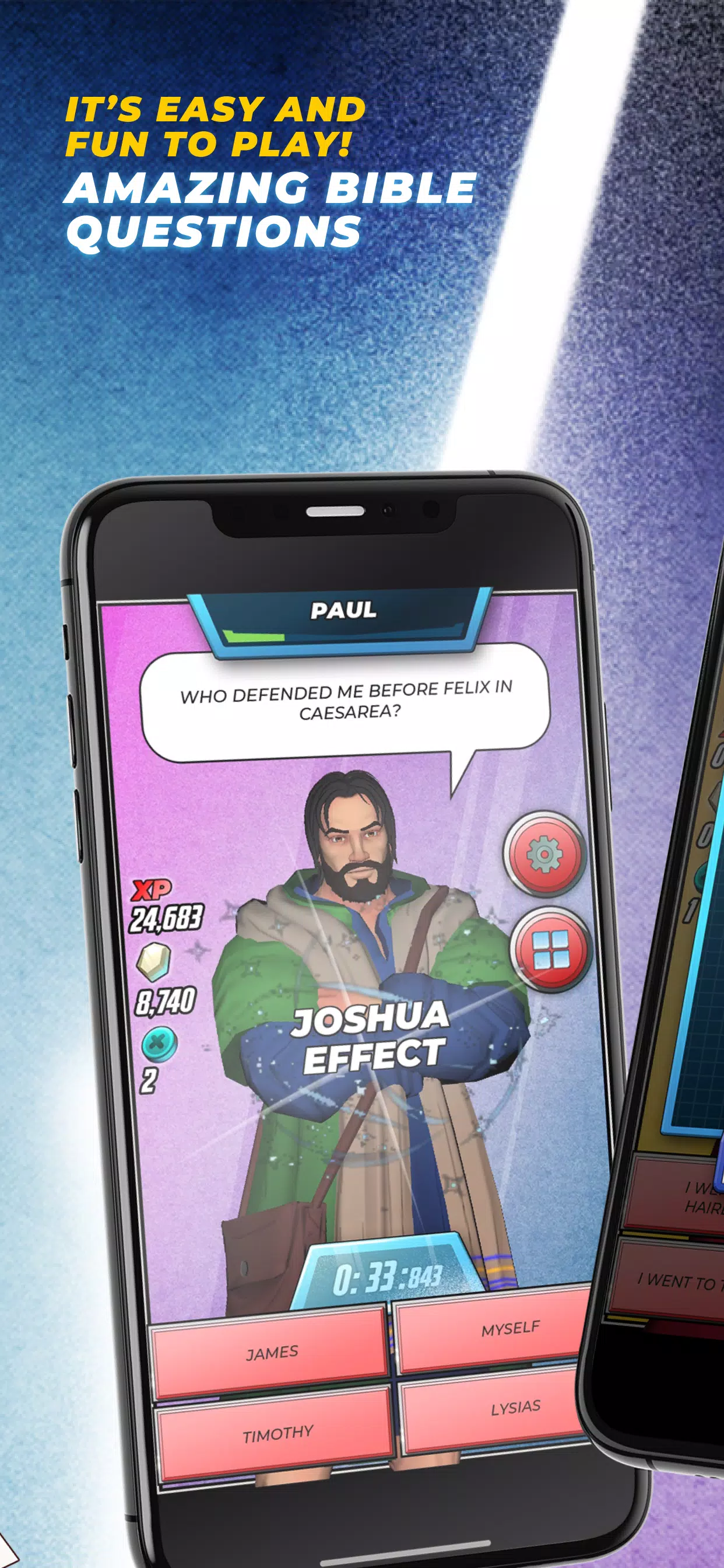 Bible Trivia Game: Heroes Screenshot 2