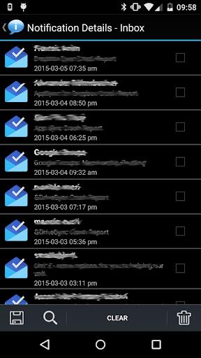 Schermata Notification History 1