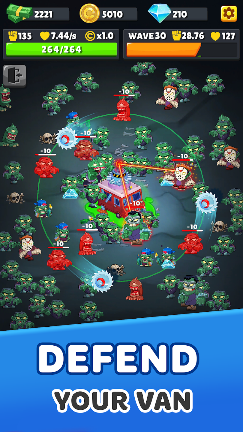 Zombie Van: Tower Defense TD應用截圖第1張