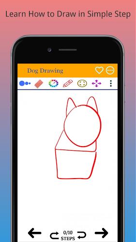 How to Draw Dog Step by Step 스크린샷 0