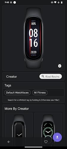 Mi Band 8 Watch Faces Ekran Görüntüsü 3