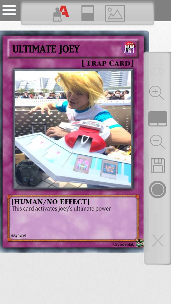 Yugioh Card Maker Zrzut ekranu 1